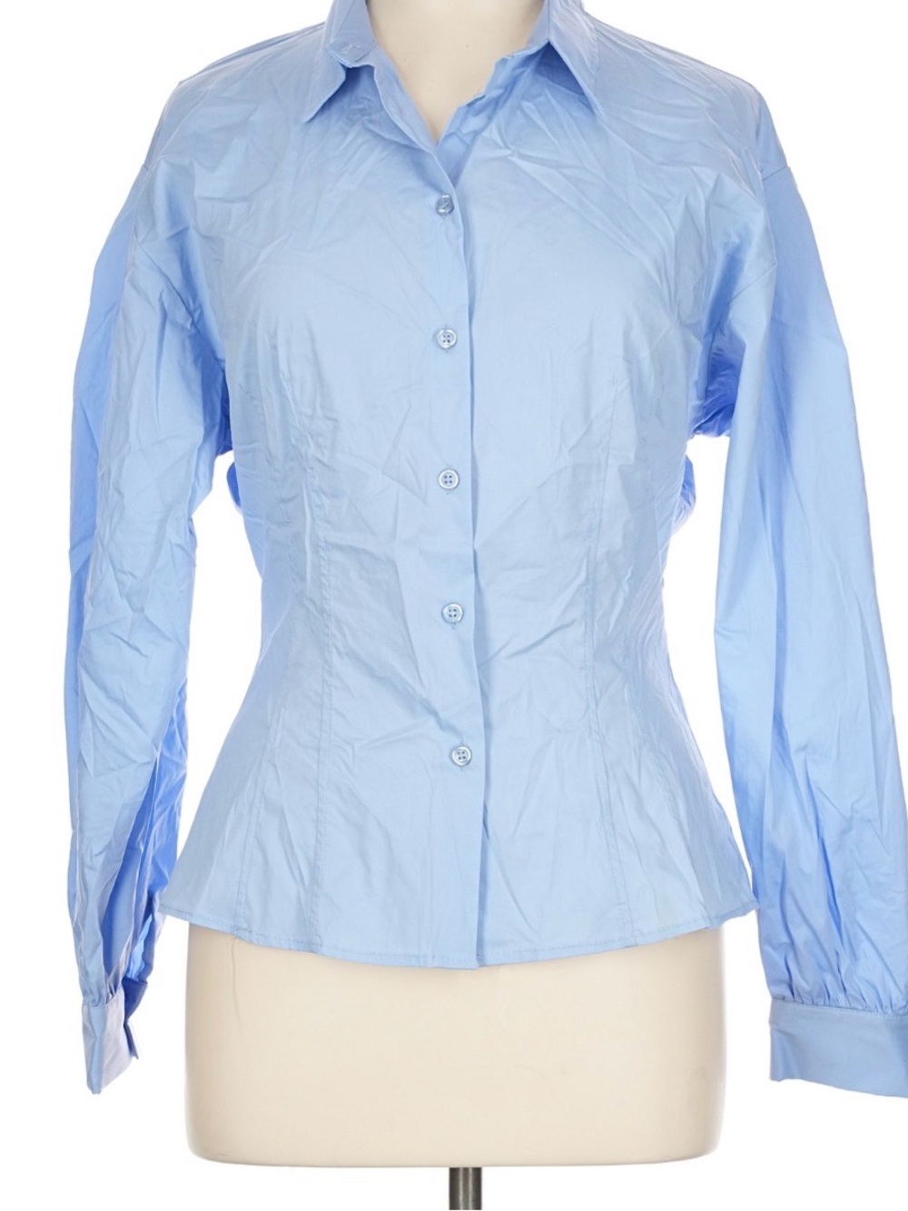 Kaos Light Blue Tailored Button-Down Shirt
